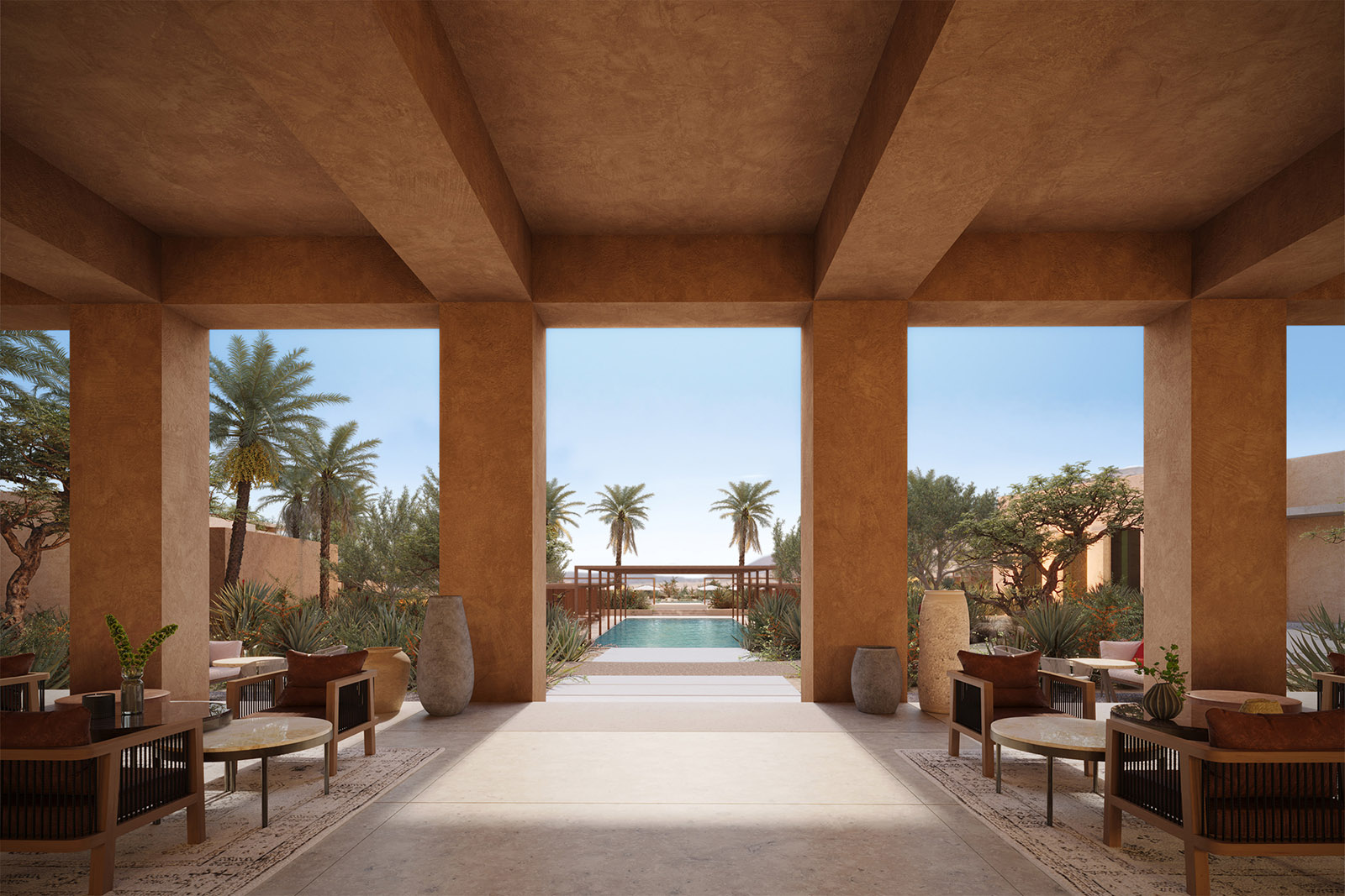 Kaan Dakhla, resort entrance