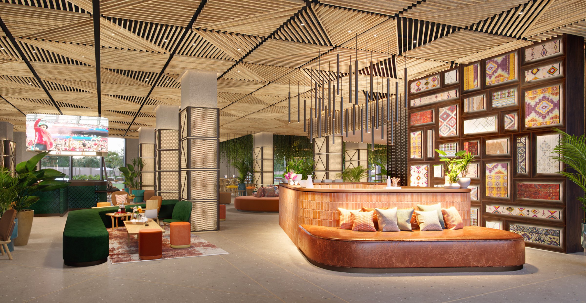 Asni Marrakech, hotel lobby